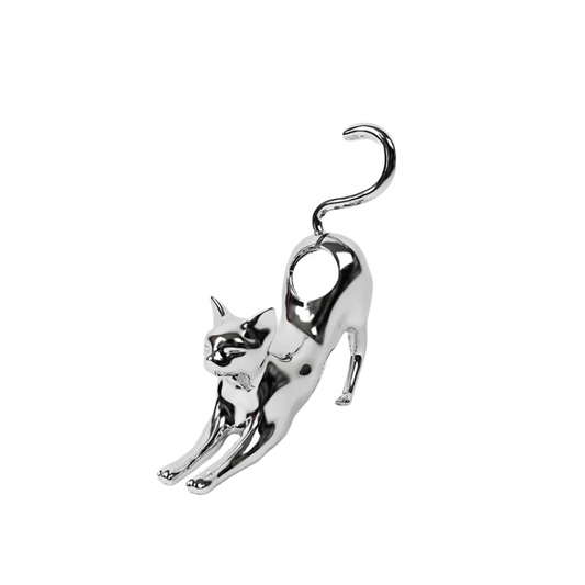 iwatch charging holder, cat, silver, black, xtended identity, 3D printing