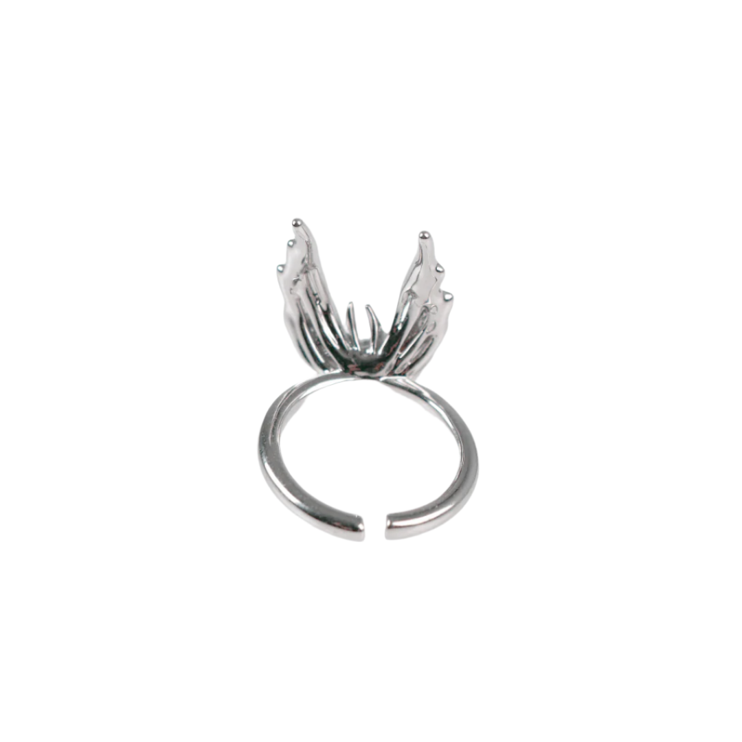 ring, wings, diamond, silver, xtended identity