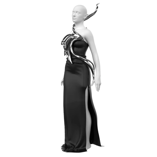 ROBE À FLEURS DE PAPILLON