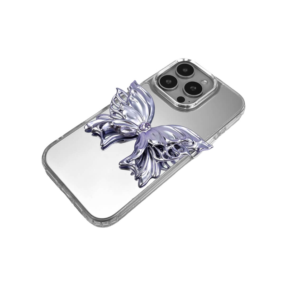 iphone case, butterfly, diamond, wing, purple, xtended identity, 3D printing
