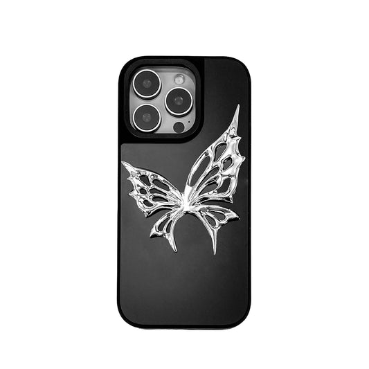 iphone case, butterfly, silver, xtended identity, 3D printing