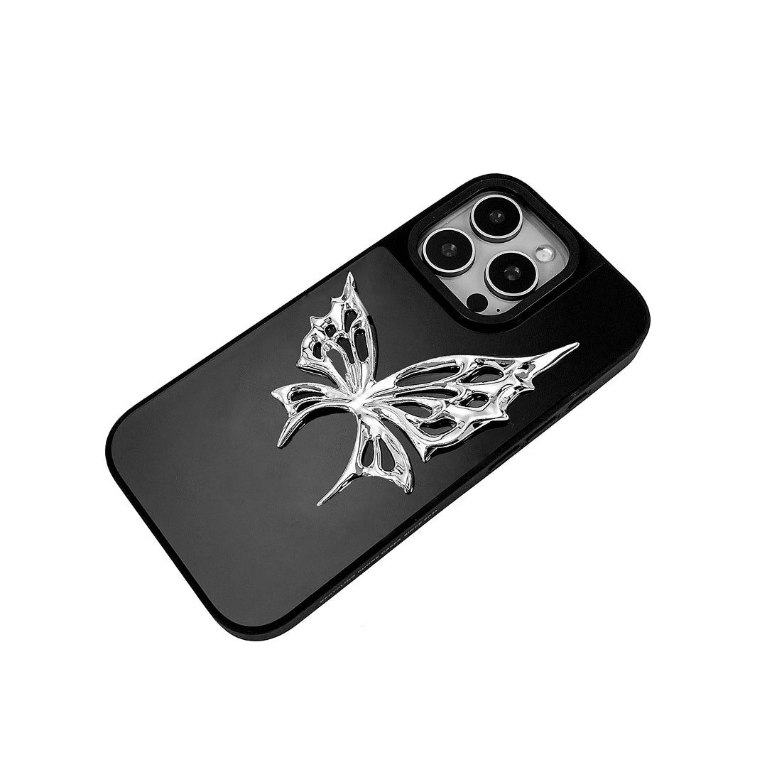 iphone case, butterfly, silver, xtended identity, 3D printing