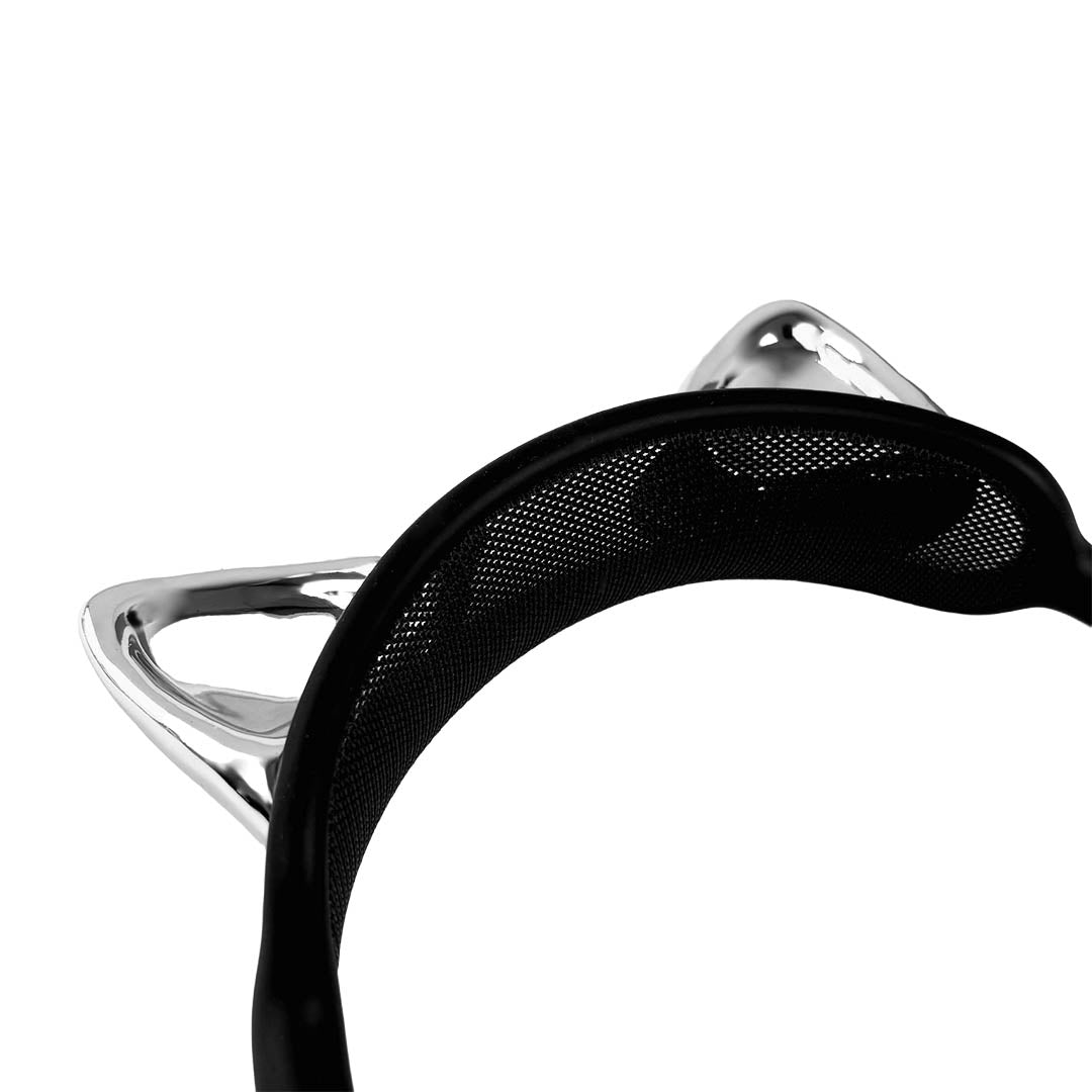 airpods max cat ears, silver, white, black, xtended identity