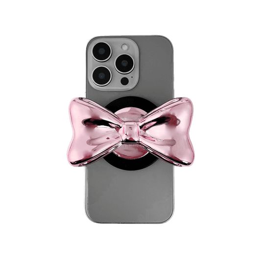 iphone grip, bow, pink, xtended identity