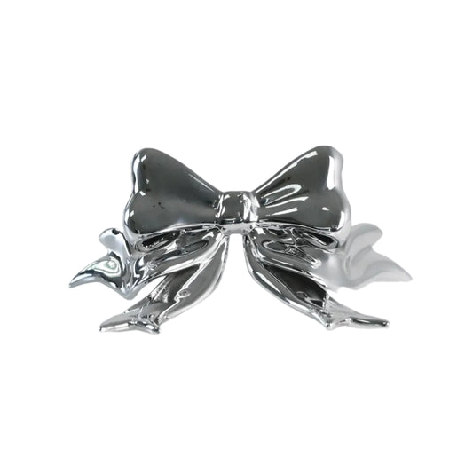 shoe accessory, bow, silver, pink, xtended identity, 3D printing