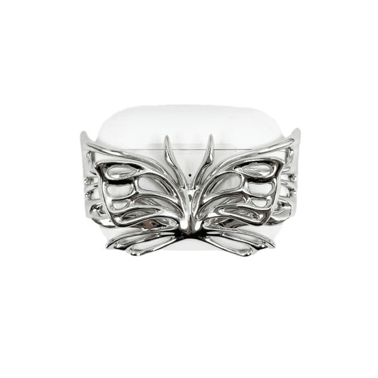 airpods cover, butterfly, sliver, gold, xtended identity