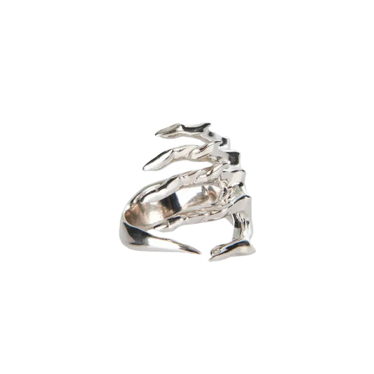 ring, clawed, silver, xtended identity