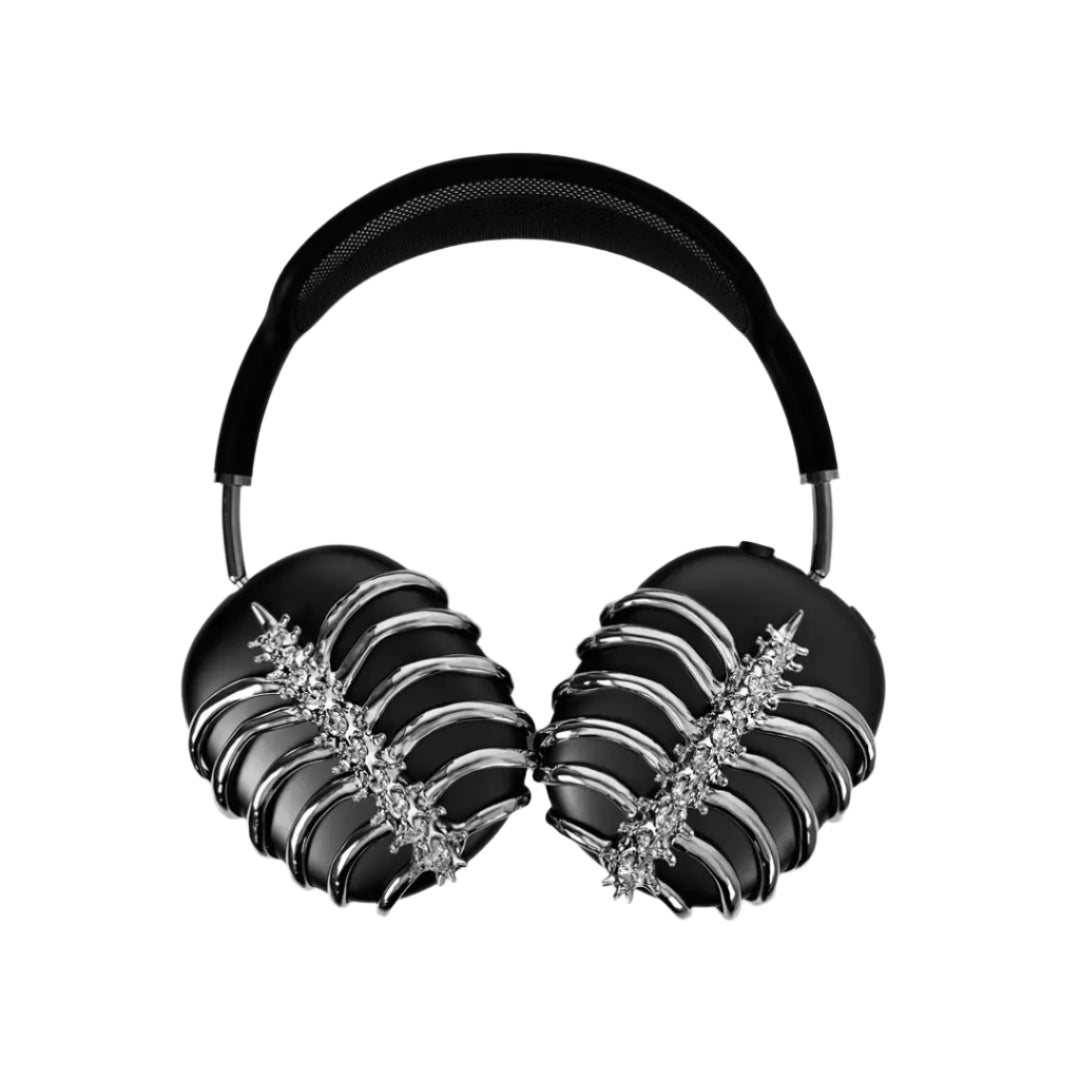 airpods cover, airpods max cover, future millionaire's diamond, silver, xtended identity