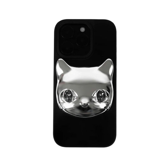 iphone case, cat, gem, white, black, pink, blue, gold, xtended identity