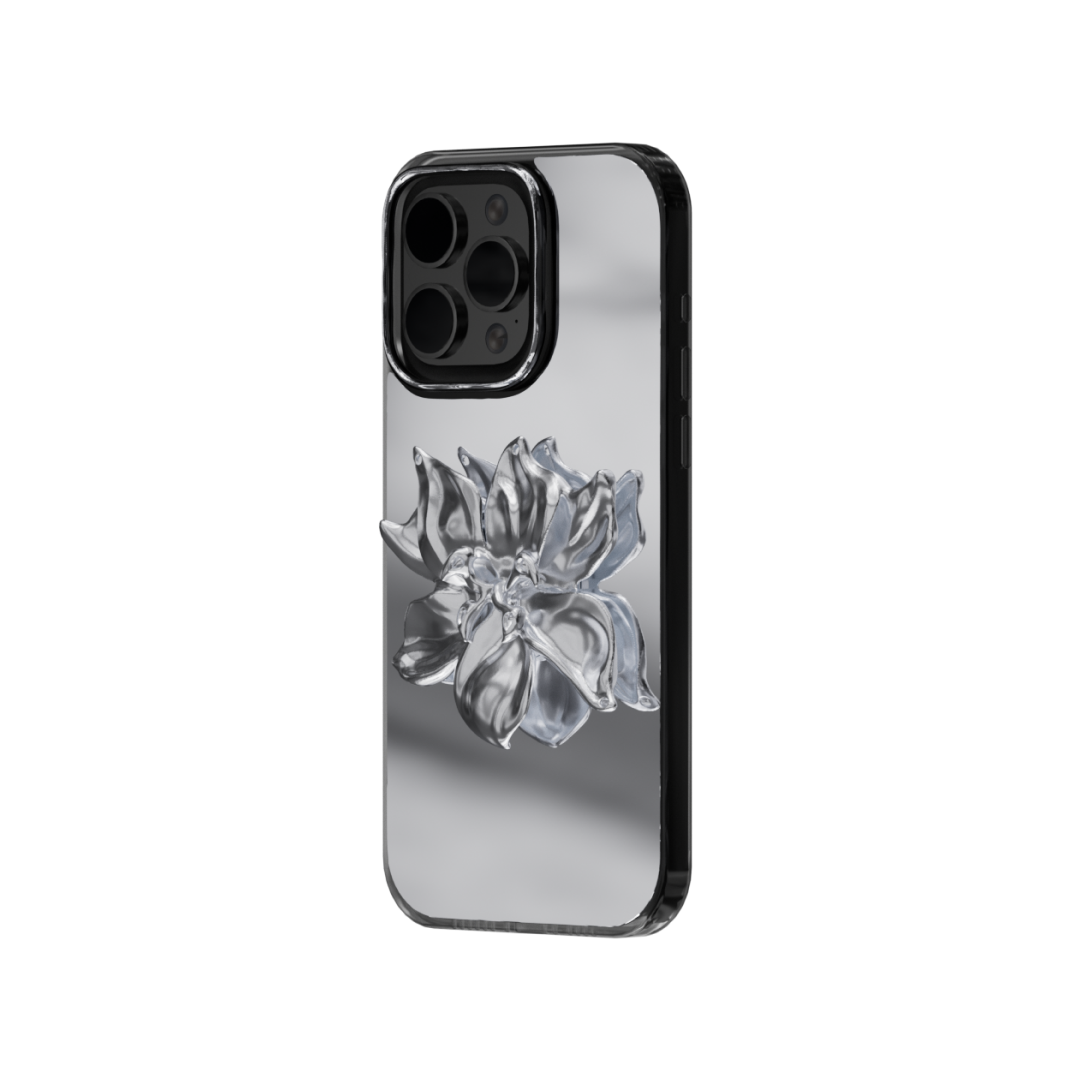iphone case, gardenia, silver, black, xtended dentity