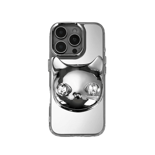 iphone case, cat, gem, white, black, pink, blue, gold, xtended identity