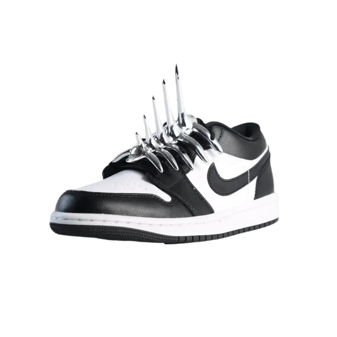 shoe accessory, skeleton, silver, xtended identity