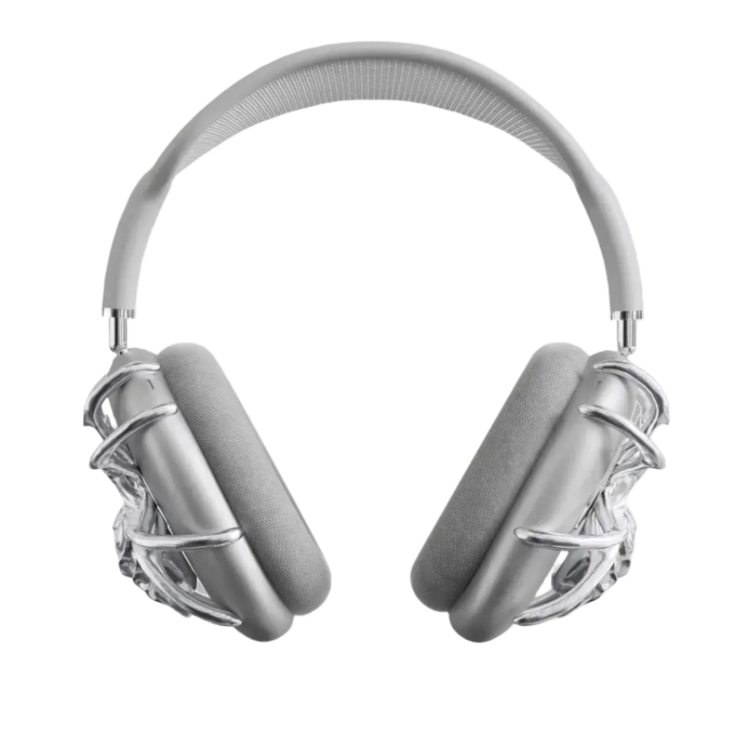 airpods cover, airpods max cover, spider, silver, xtended identity