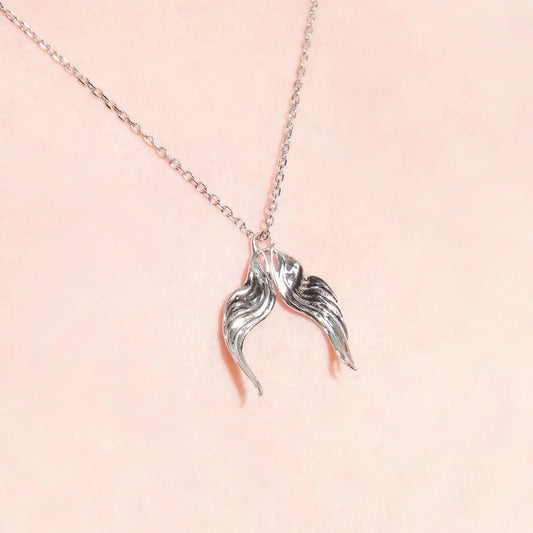 necklace, wing, silver, xtended identity