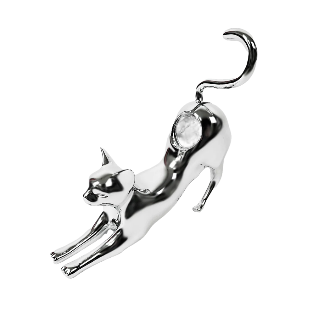iwatch charging holder, cat, silver, black, xtended identity, 3D printing