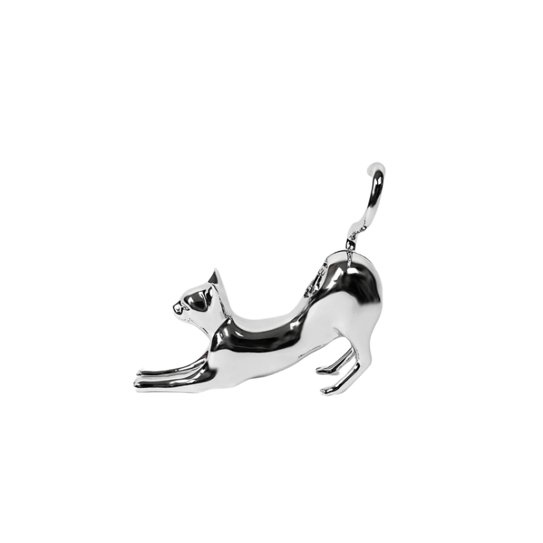 iwatch charging holder, cat, silver, black, xtended identity, 3D printing