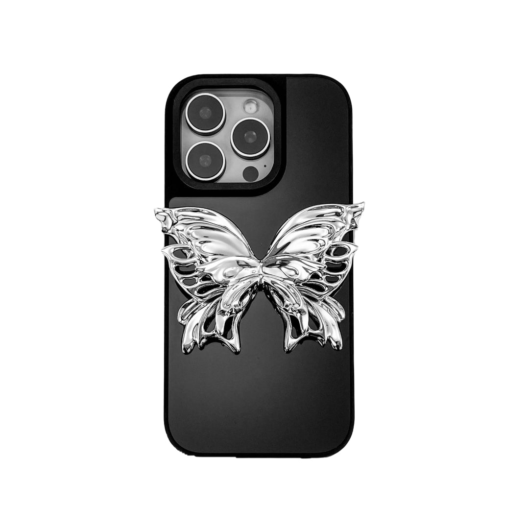 iphone case, butterfly, silver, purple, black, xtended identity, 3D printing