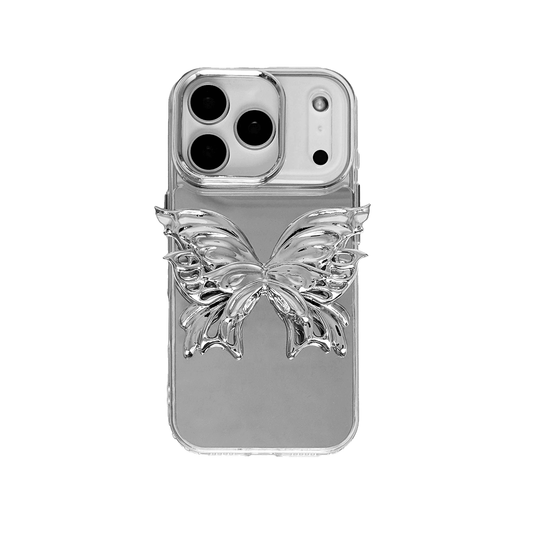 iphone case, butterfly, silver, purple, xtended identity, 3D printing