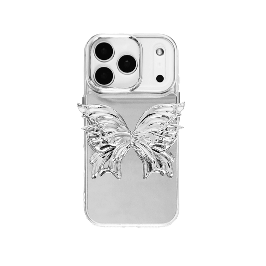 iphone case, butterfly, silver, purple, xtended identity, 3D printing