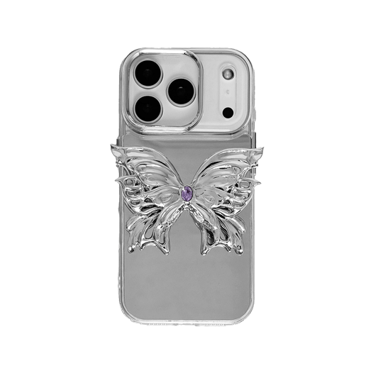 iphone case, butterfly, gem, pink, blue, purple, white, black, green, gold, xtended identity, 3d printing