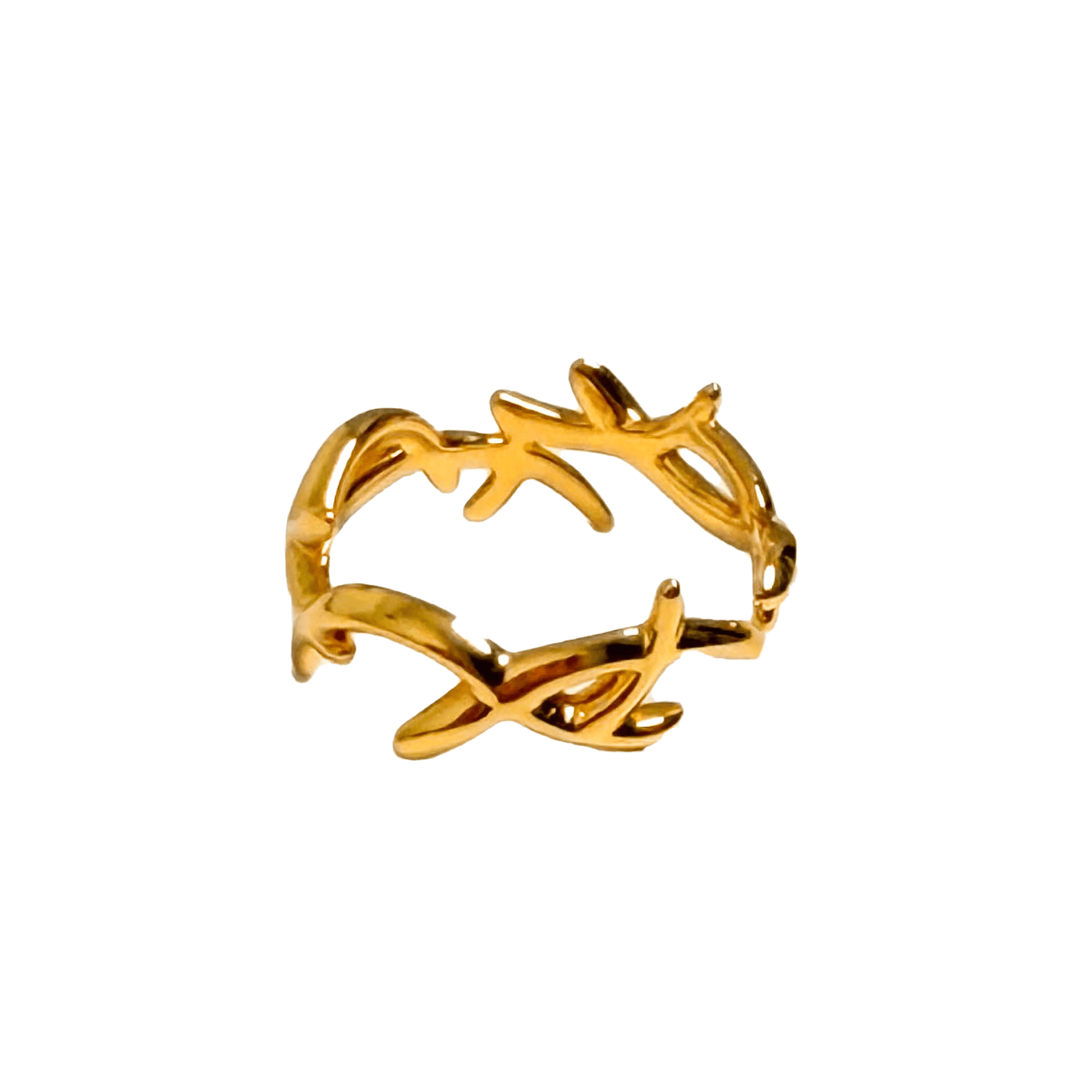 The XTENDED iDENTiTY "Cyber Claws Ring" from the Cyber Dream series. A highly sculpted, open-band ring featuring a complex, sharp, and angular metallic structure resembling futuristic claws or an external skeleton. Available finishes include Shadow Black, Liquid Silver, and Molten Gold, displayed together on a white background.