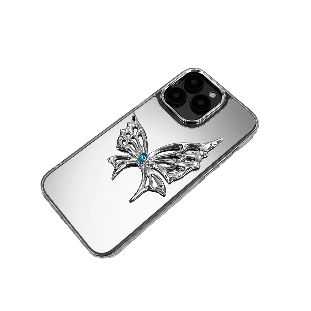 iphone case, butterfly, gem, pink, purple, blue, white, black, green, yellow, xtended identity, 3D printing