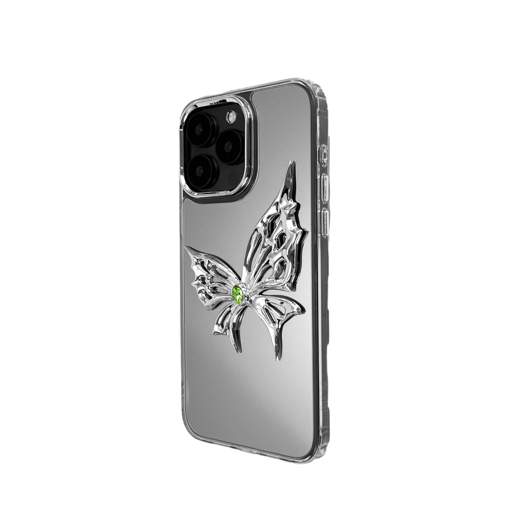 iphone case, butterfly, gem, pink, purple, blue, white, black, green, yellow, xtended identity, 3D printing