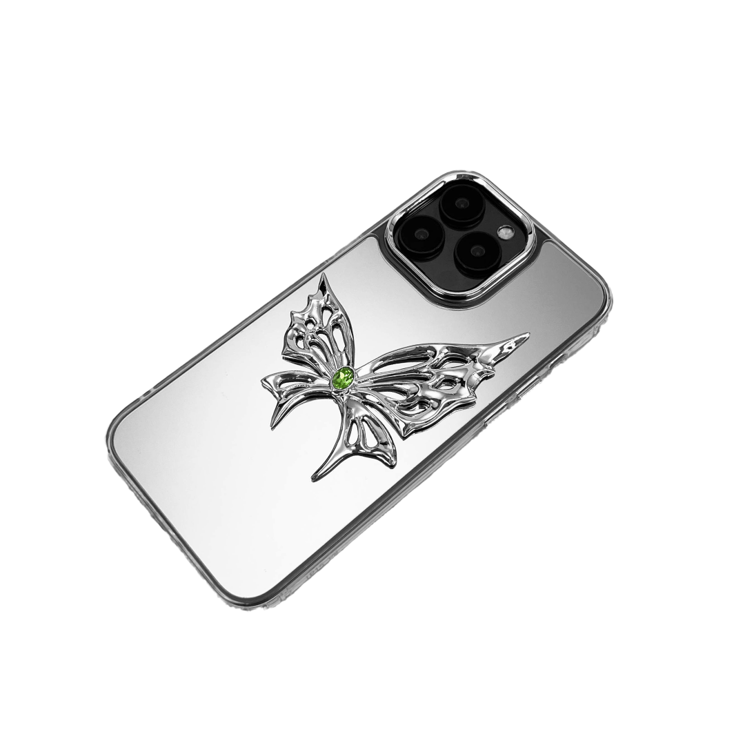 iphone case, butterfly, gem, pink, purple, blue, white, black, green, yellow, xtended identity, 3D printing