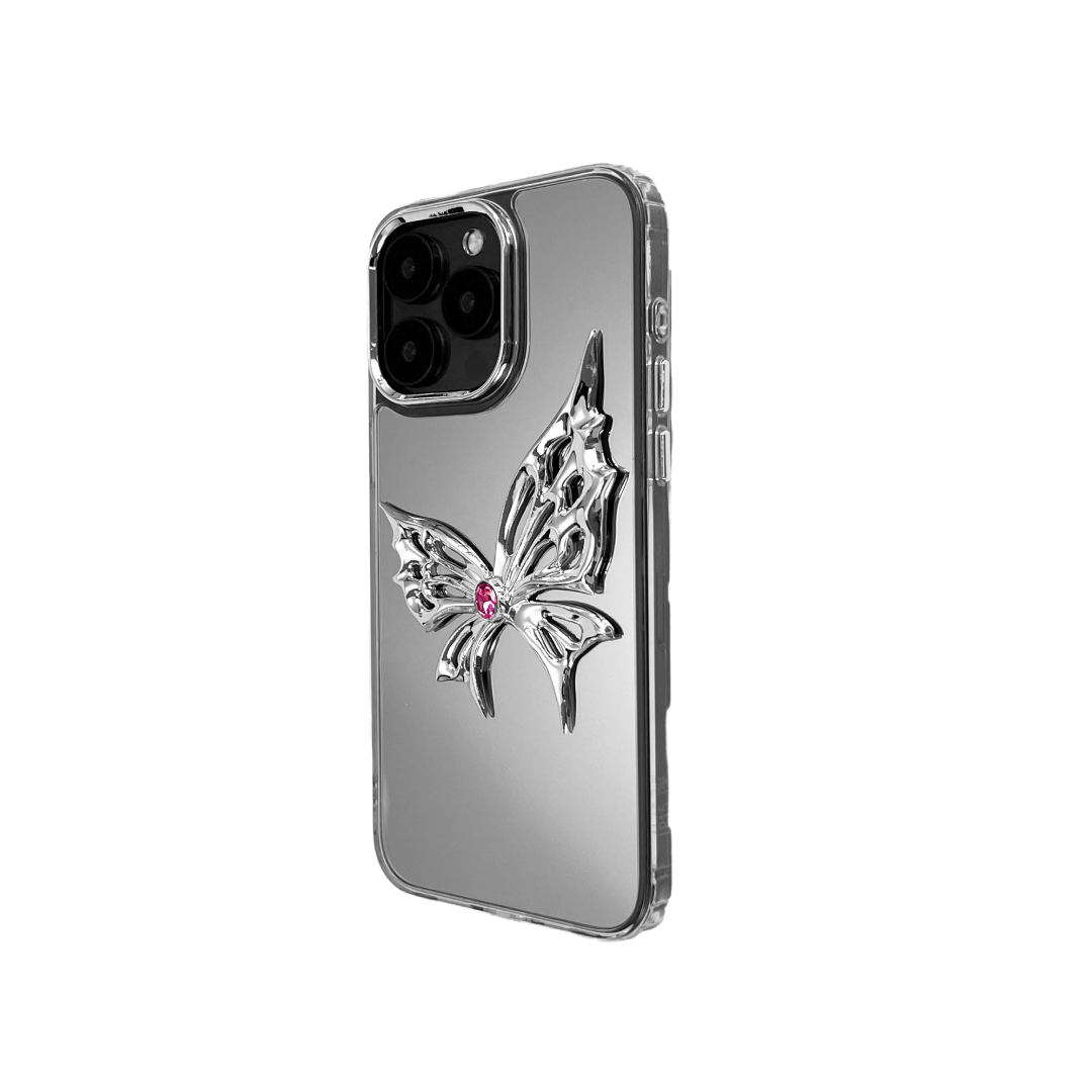 iphone case, butterfly, gem, pink, purple, blue, white, black, green, yellow, xtended identity, 3D printing