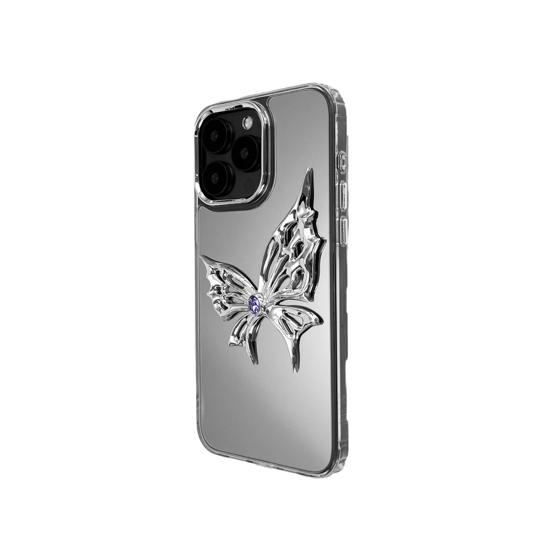 iphone case, butterfly, gem, pink, purple, blue, white, black, green, yellow, xtended identity, 3D printing