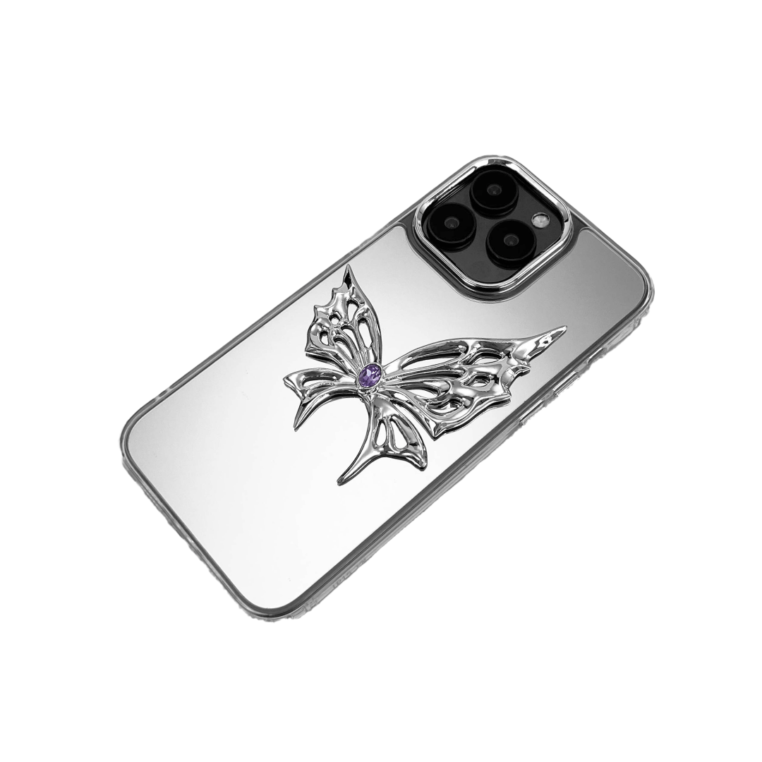 iphone case, butterfly, gem, pink, purple, blue, white, black, green, yellow, xtended identity, 3D printing