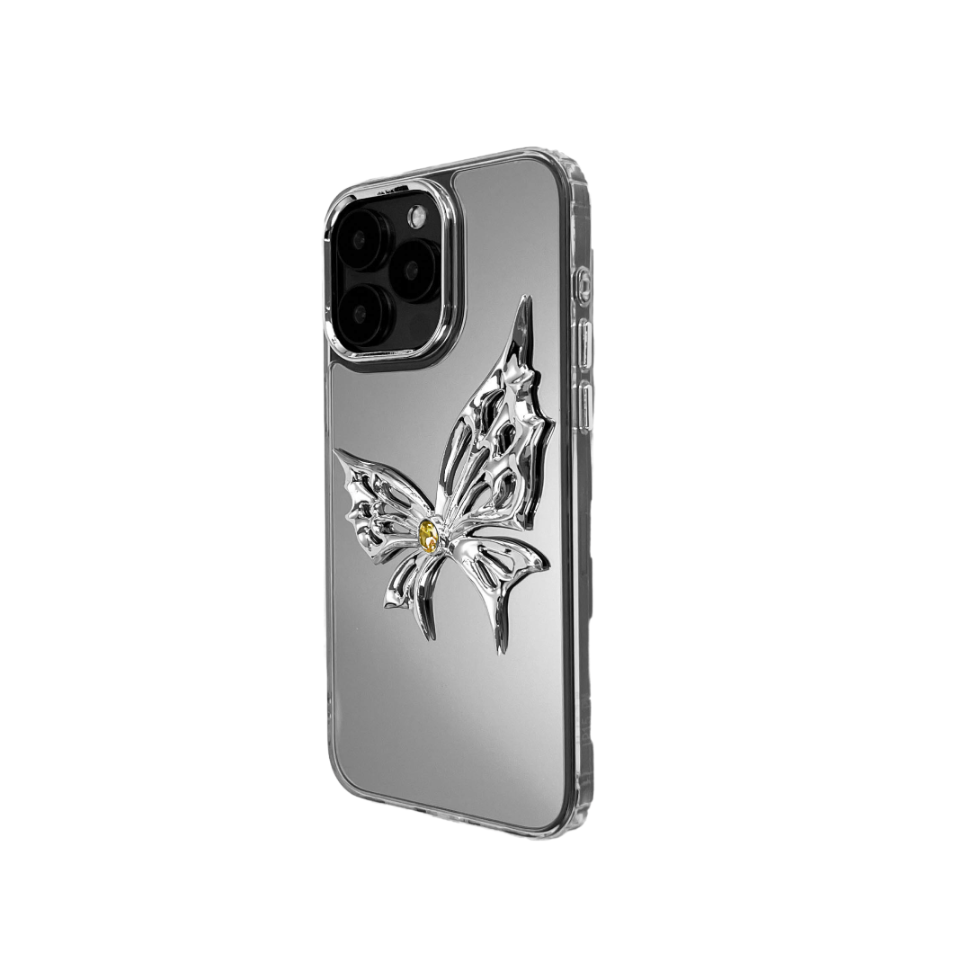 iphone case, butterfly, gem, pink, purple, blue, white, black, green, yellow, xtended identity, 3D printing