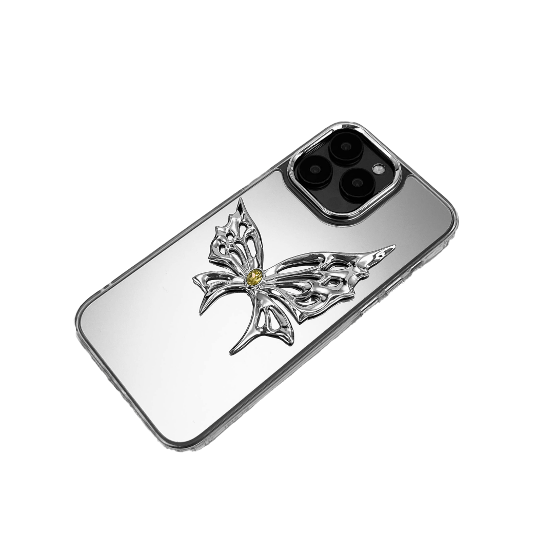 iphone case, butterfly, gem, pink, purple, blue, white, black, green, yellow, xtended identity, 3D printing