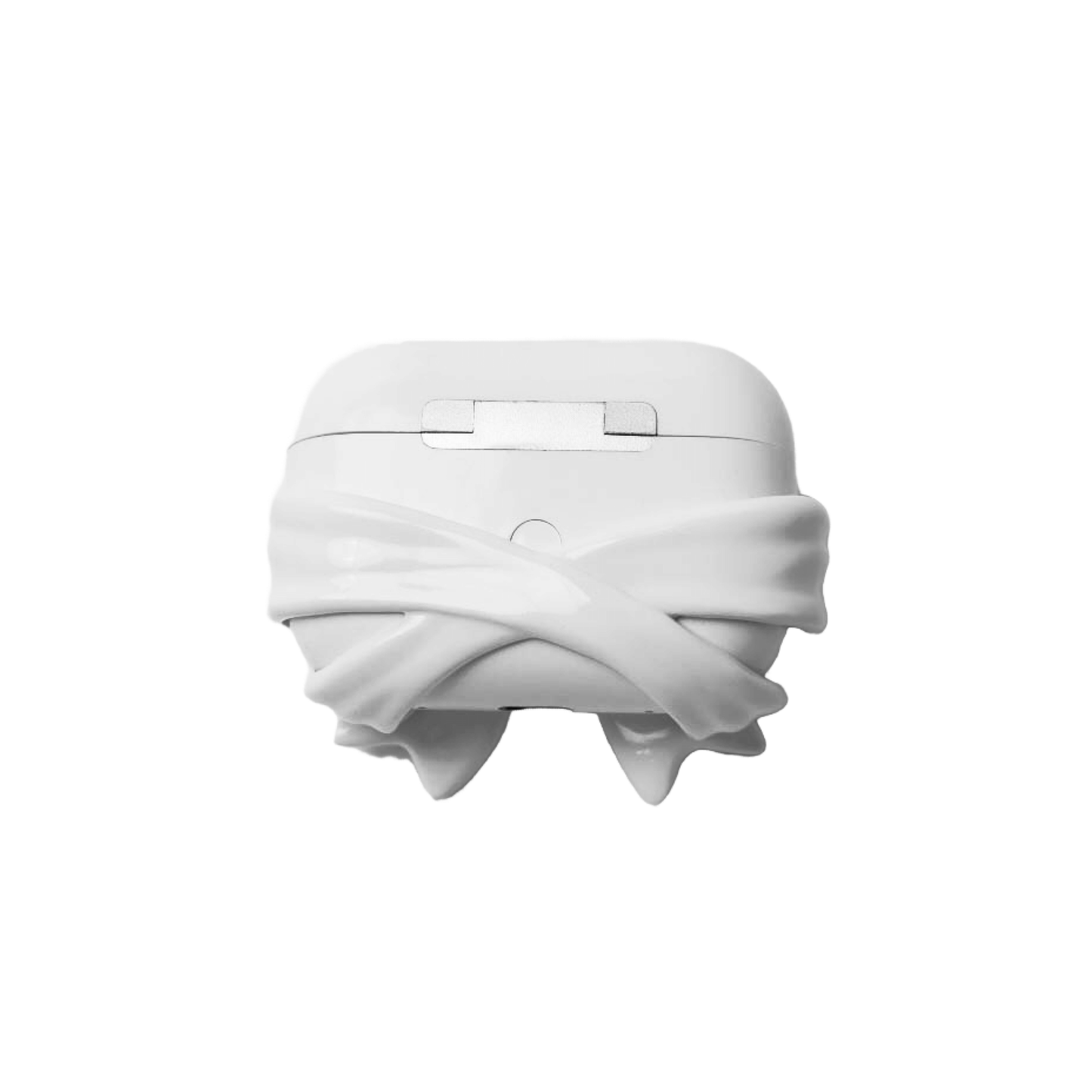 airpods cover, gem, bow, black, white, xtended identity