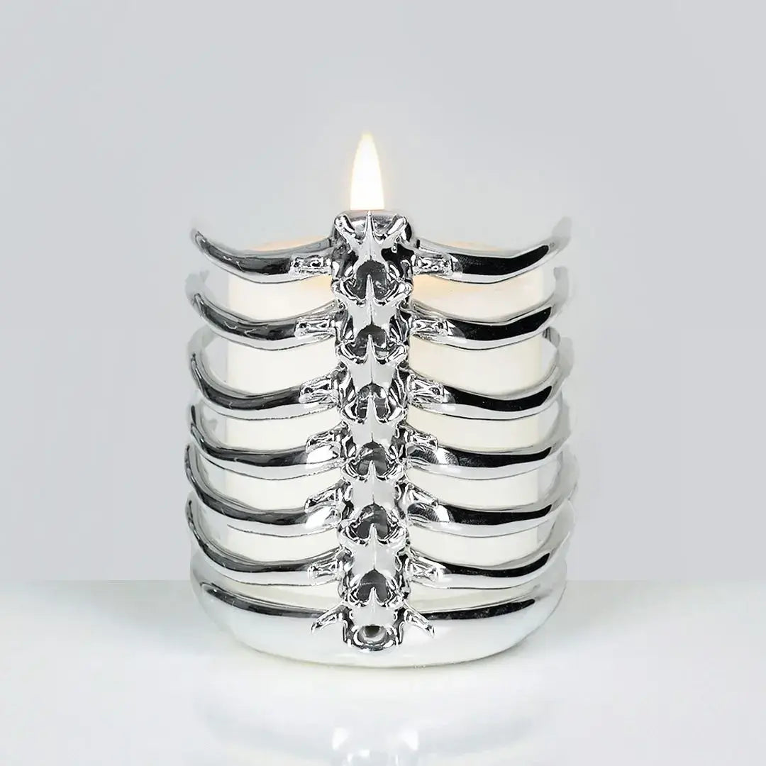 SKELETON CANDLE HOLDER