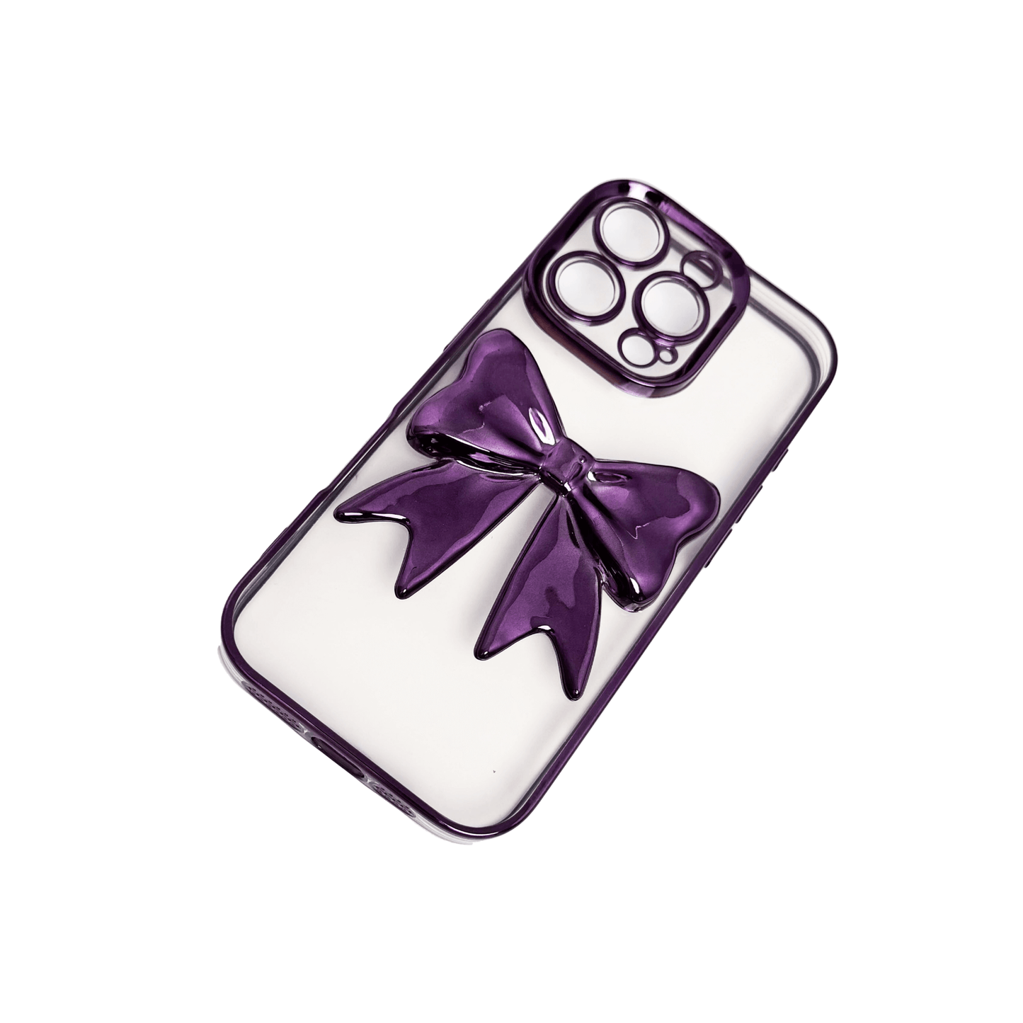 iphone case, gem, bow, pink, purple, xtended identity