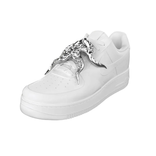 shoe accessory, octopus, silver, xtended identity 3D printing