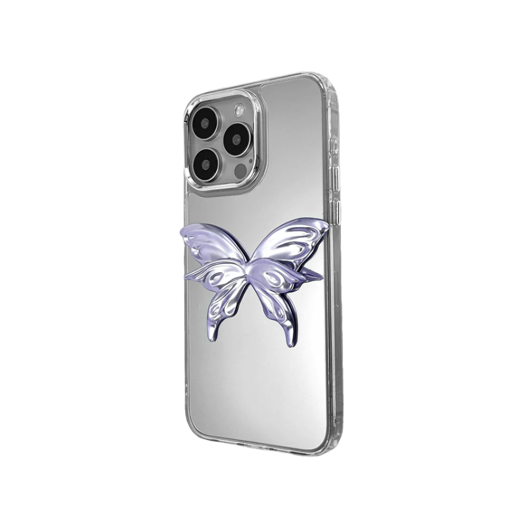 iphone case, butterfly, silver, purple, xtended identity, 3D printing