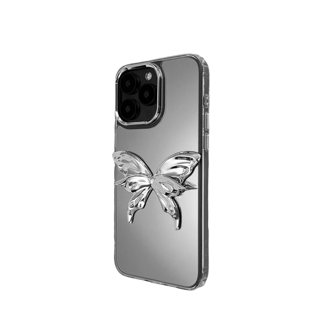 iphone case, butterfly, silver, purple, xtended identity, 3D printing