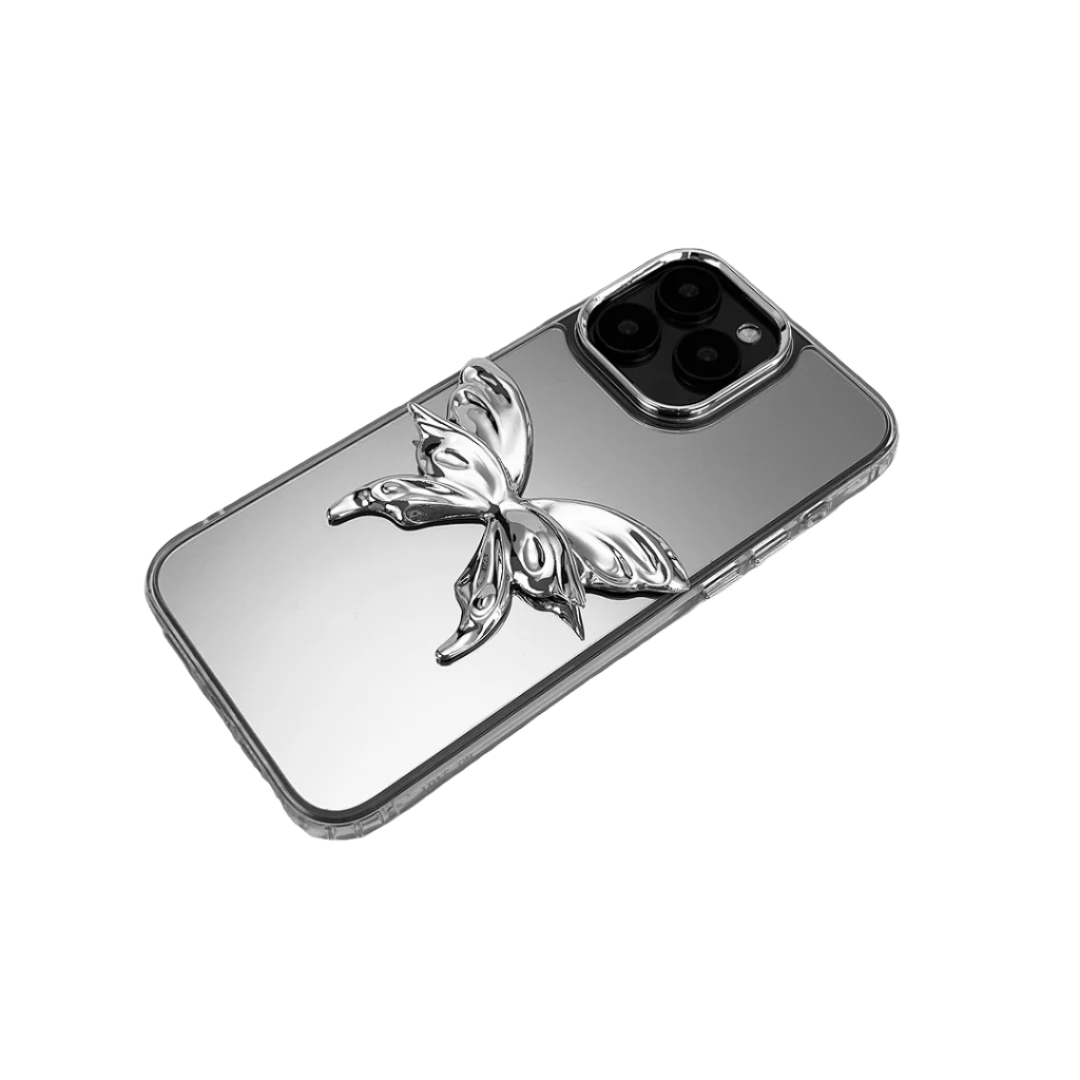 iphone case, butterfly, silver, purple, xtended identity, 3D printing