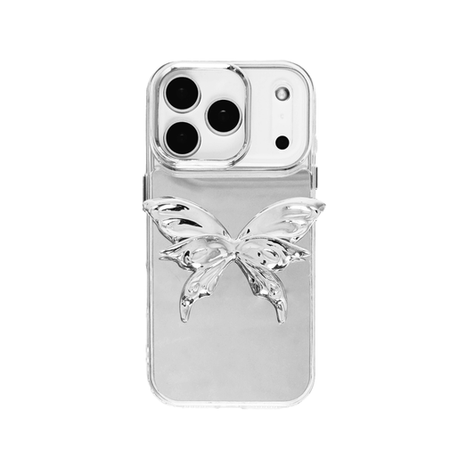iphone case, butterfly, silver, purple, xtended identity, 3D printing