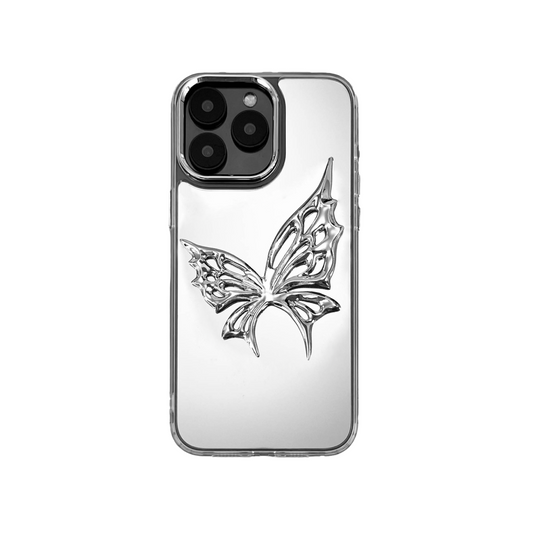 iphone case, butterfly, silver, xtended identity, 3D printing