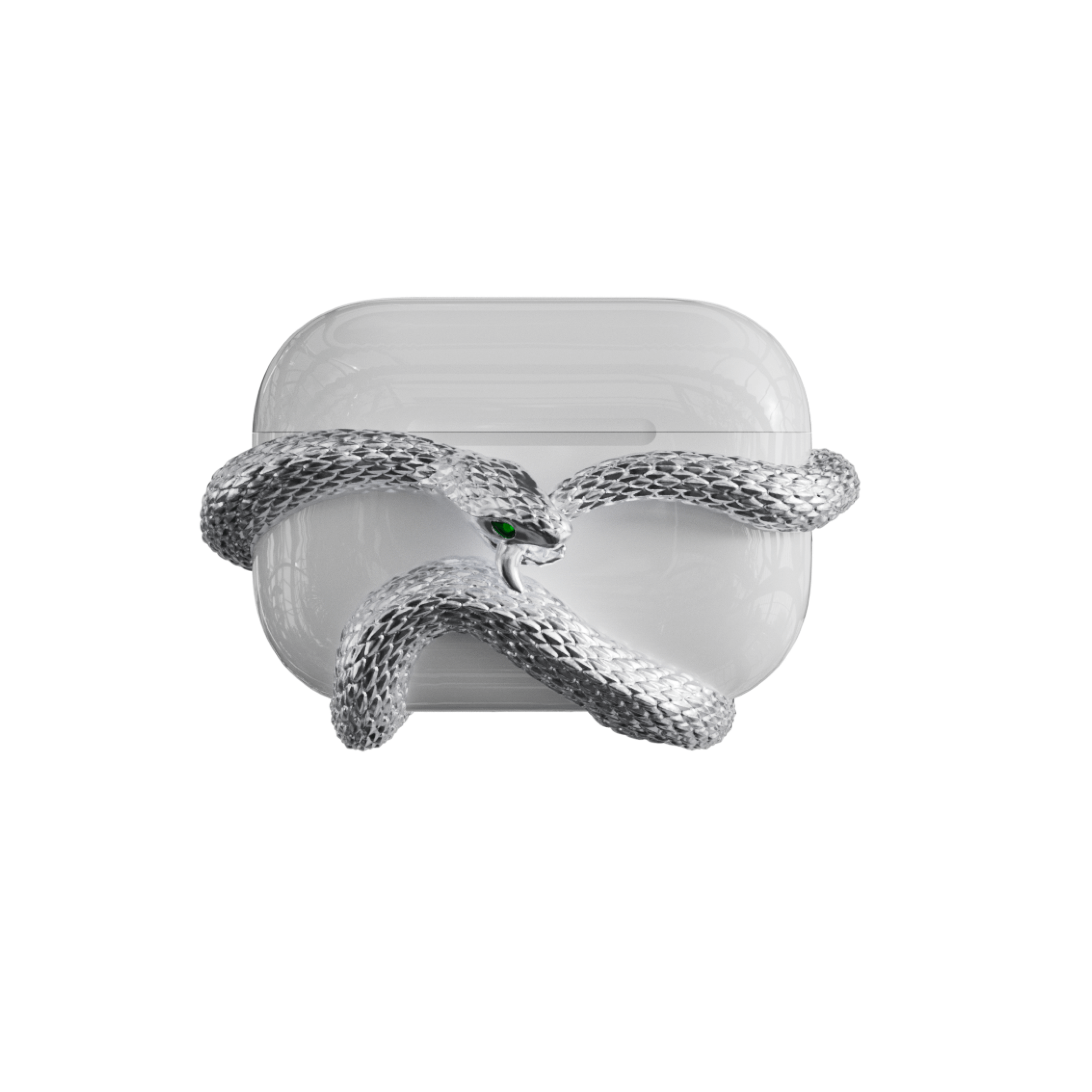 テックアクセサリー [AND A ASH] Airpods Teddiz Silver True Wireless Noise Cancelling Earbuds II EAH-AZ40M2