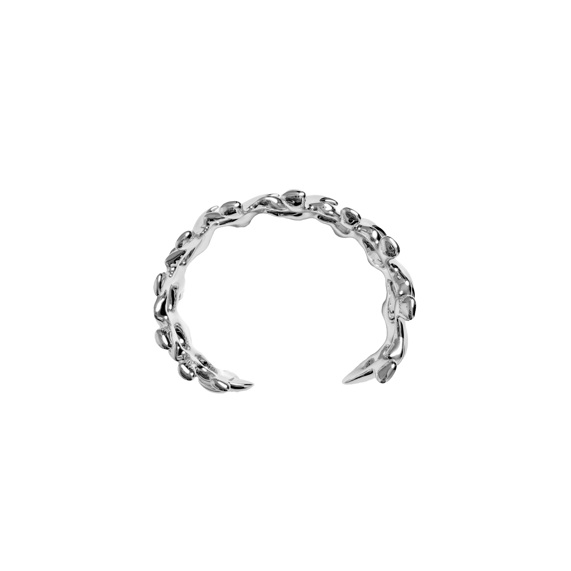 Unleash luxury elegance with the Spine Bone Bracelet. Skeletal-inspired design and oxidized finish for gothic sophistication. Perfect for unisex layering.