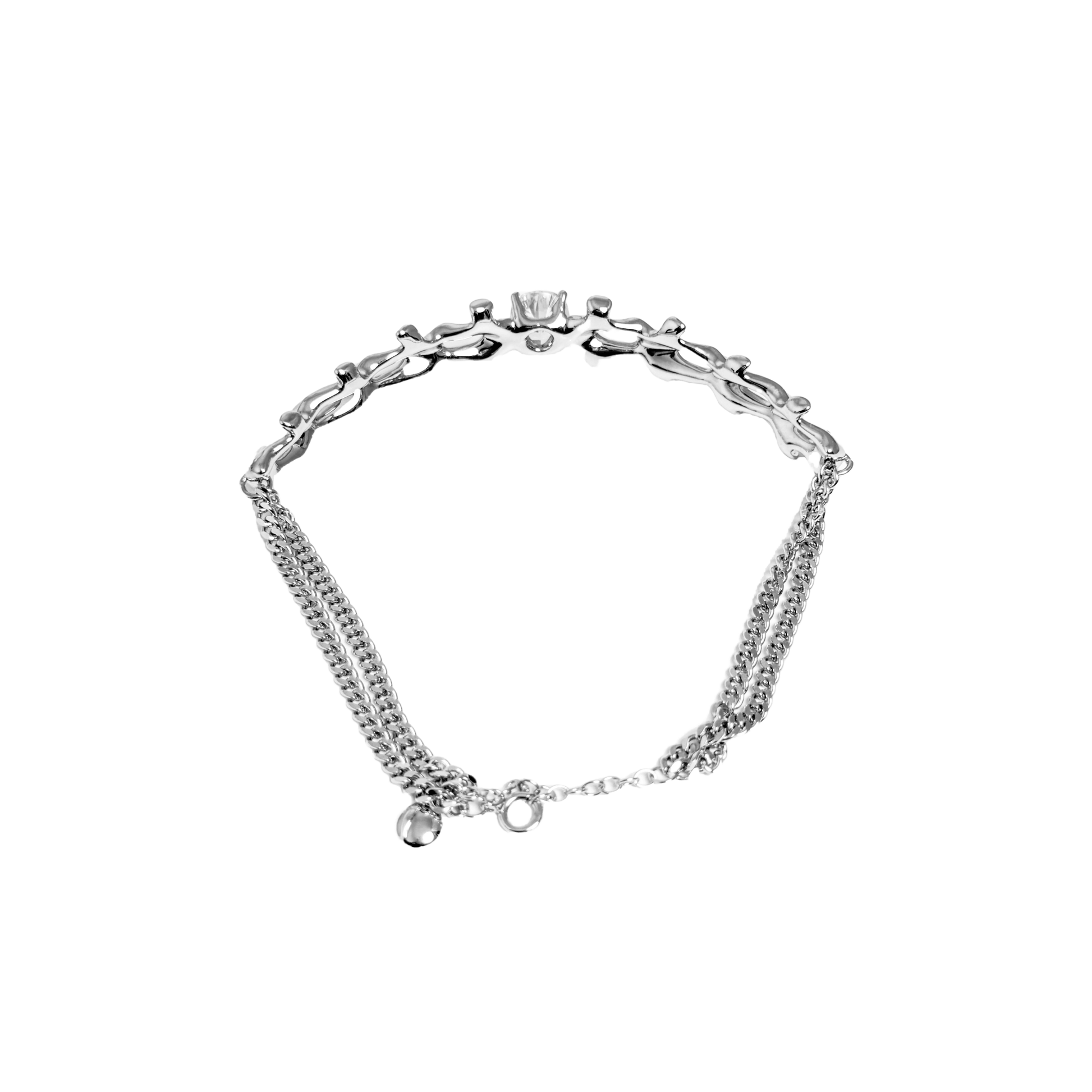 A spine-inspired choker with bold, sculptural curves. The SPiNE BONE COLLAR blends gothic edge with modern elegance, perfect for those who love luxury, unconventional jewelry.