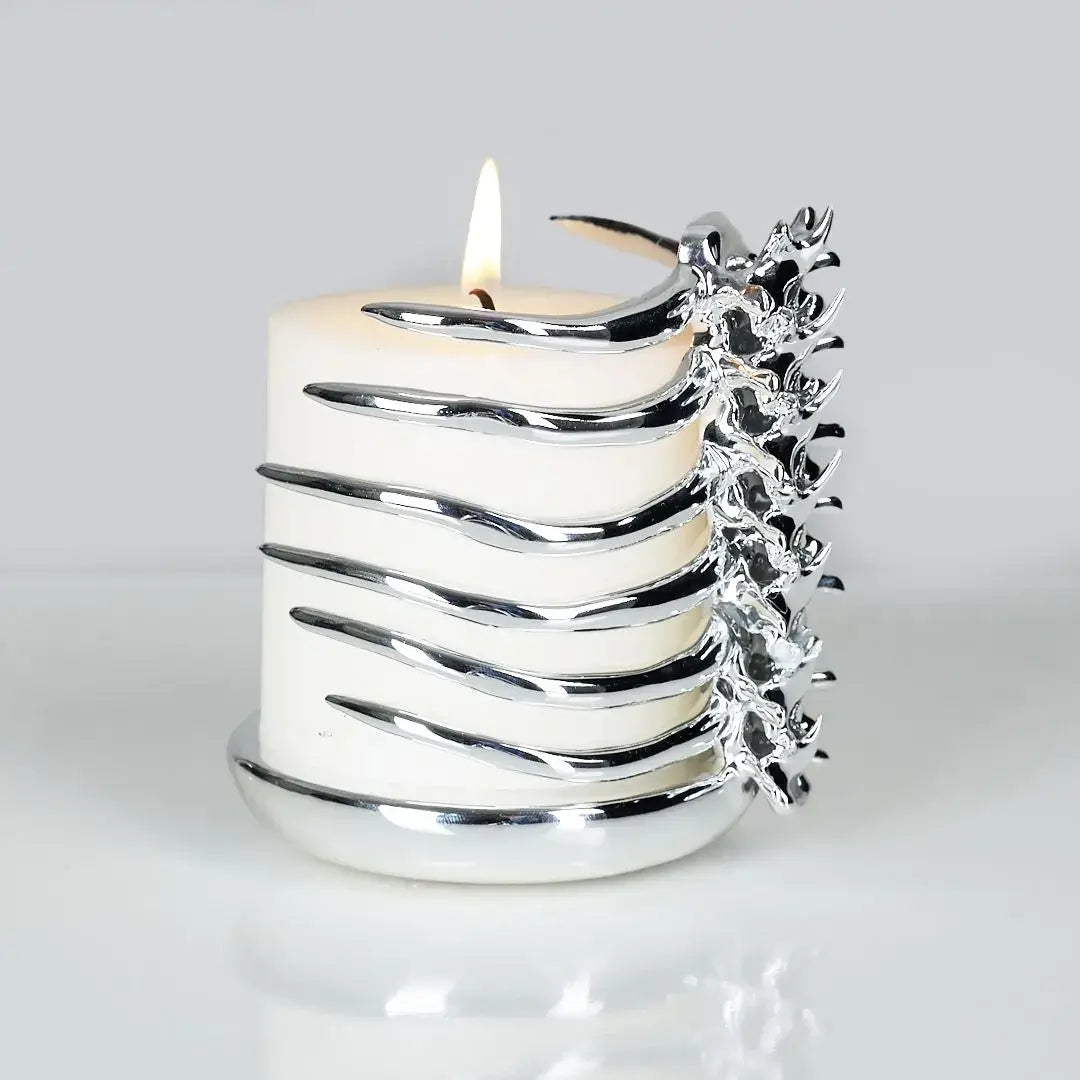 SKELETON CANDLE HOLDER