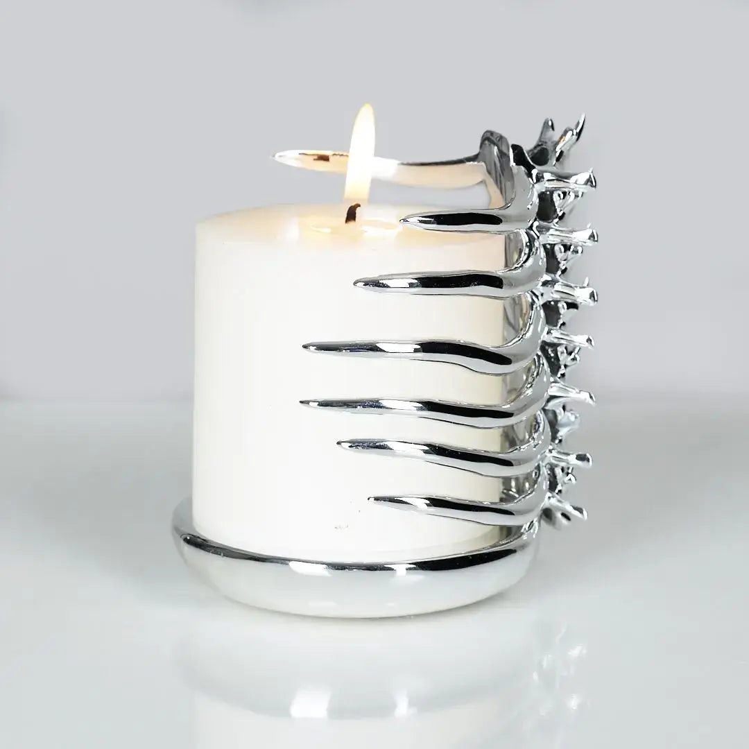 SKELETON CANDLE HOLDER