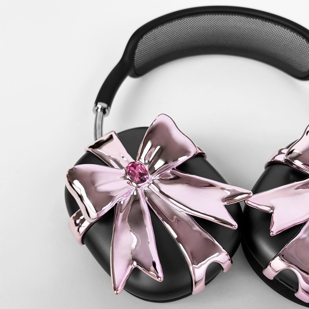 PiNK GEM BOW AiRPODS MAX COVERS LiMiTED