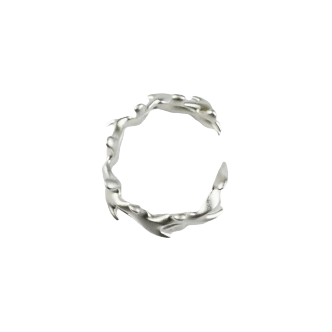 ring, bone, silver, white, xtended identity