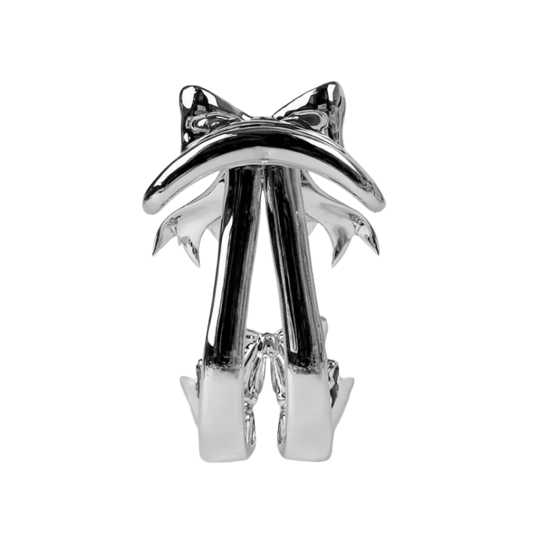 airpods max stand, bow, silver, xtended identity